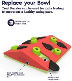 Nina Ottosson Melon Madness Puzzle & Play 13 Nina Ottosson Melon Madness Puzzle & Play -Pet Supplies Sale extra 1032