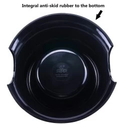 Super Design Raised Tall Bowl Black -Pet Supplies Sale extra 1101