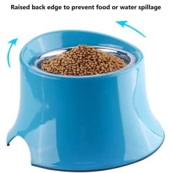 Super Design Raised Tall Bowl Blue -Pet Supplies Sale extra 1104