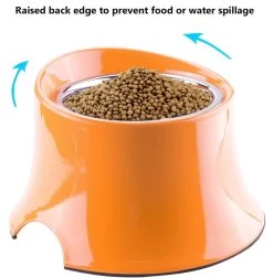 Super Design Raised Tall Bowl Orange 12 Super Design Raised Tall Bowl Orange -Pet Supplies Sale extra 1114