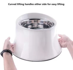 Super Design Raised Tall Bowl Cream -Pet Supplies Sale extra 1120