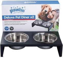 PAWISE Elevated Deluxe Pet Diner -Pet Supplies Sale extra 1202