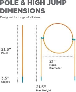 Outward Hound OH Outdoor Zip Zoom Agility Kit -Pet Supplies Sale extra 1331