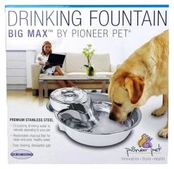 Pioneer Pet Big Max S/Steel Water Fountain 9 Pioneer Pet Big Max S/Steel Water Fountain -Pet Supplies Sale extra 1500