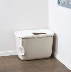 Savic Hop In Litter Box Mocha/White -Pet Supplies Sale extra 1569