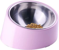 Super Design 15 Degree Tilted Bowl Pink -Pet Supplies Sale extra 1613