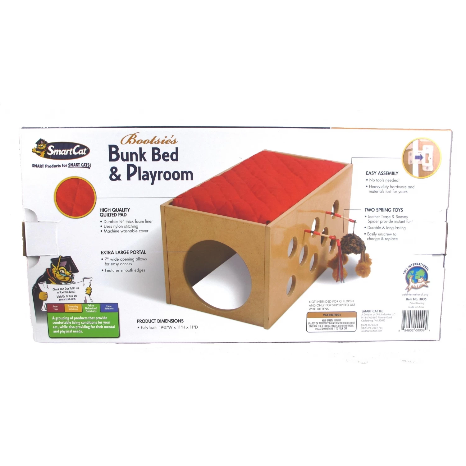 SmartCat Bootsie's Bunk Bed & Playroom 5 SmartCat Bootsie's Bunk Bed & Playroom - Image 3