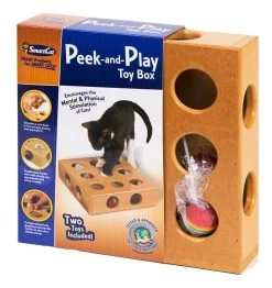 SmartCat Peek & Play Toy Box -Pet Supplies Sale extra 338