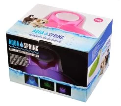 AquaSpring Illuminated Pet Water Fountain Pink -Pet Supplies Sale extra 459