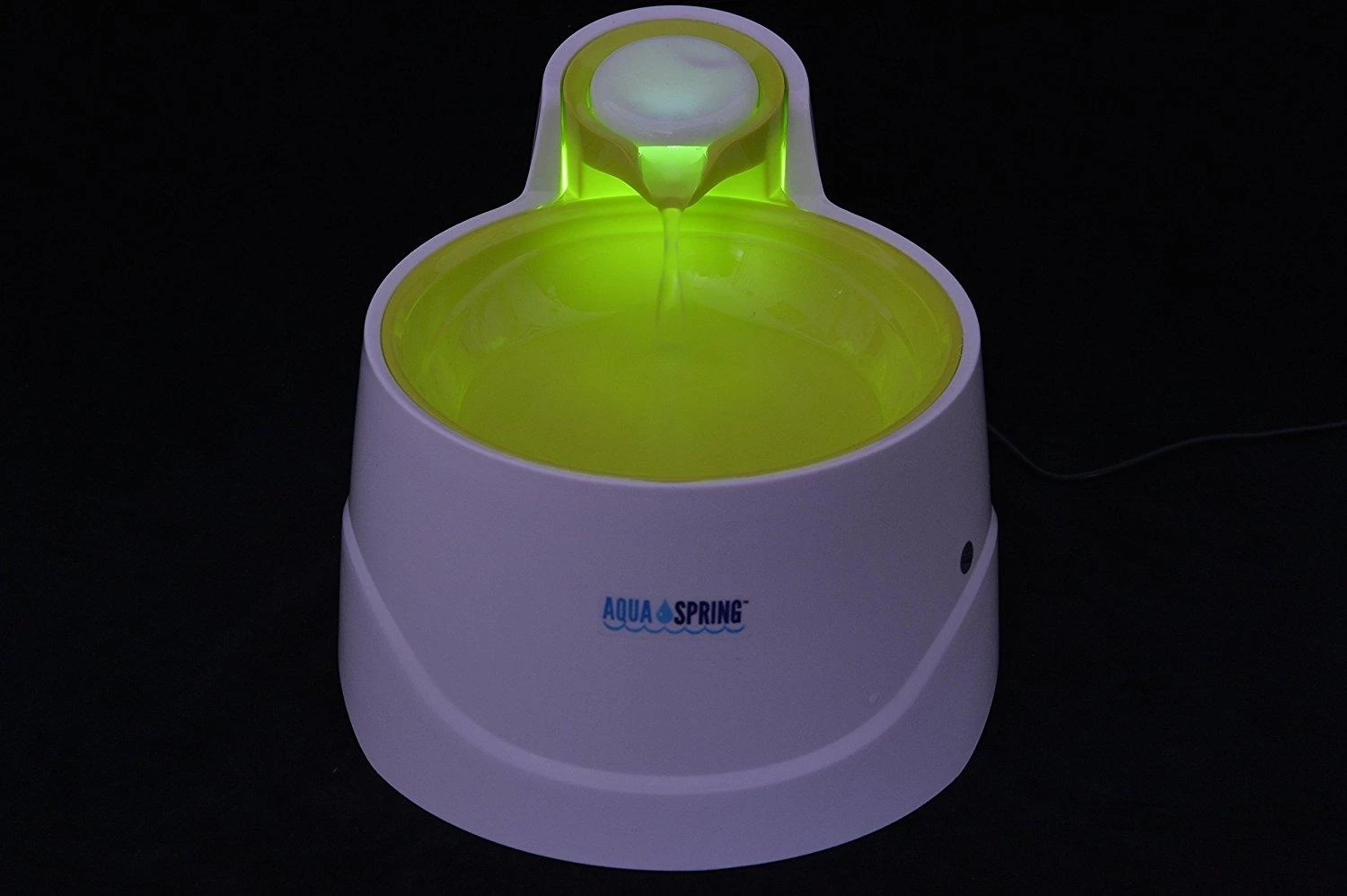 AquaSpring Illuminated Pet Water Fountain Green 8 AquaSpring Illuminated Pet Water Fountain Green - Image 6