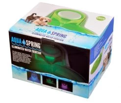 AquaSpring Illuminated Pet Water Fountain Green 12 AquaSpring Illuminated Pet Water Fountain Green -Pet Supplies Sale extra 464