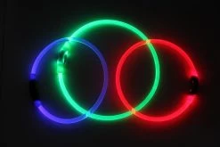 K9 Pursuits B-Seen LED Light Collar Blue -Pet Supplies Sale extra 635