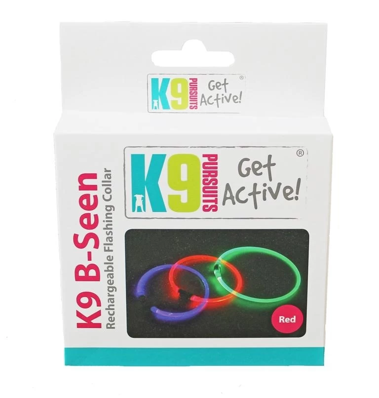 K9 Pursuits B-Seen LED Light Collar Red 3 K9 Pursuits B-Seen LED Light Collar Red