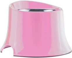 Super Design Raised Tall Bowl Pink