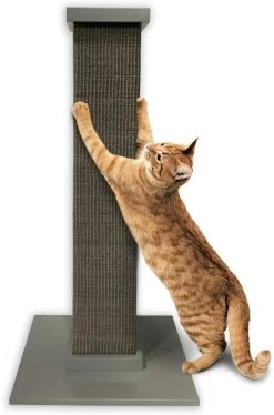 SmartCat Ultimate Scratching Post Grey