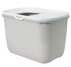 Savic Hop In Litter Box Mocha/White