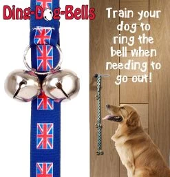 Yellow Dog Ding Dog Bells Union Jack Flag