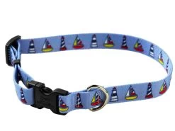 Sailboats & Lighthouses Collar