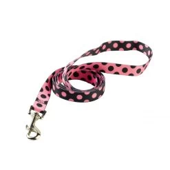 Pink/Black Polka Lead