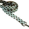 Uptown Blue & Brown Polka Lead -Pet Supplies Sale main 562 1