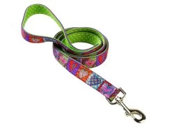 Uptown Crazy Hearts On Green Polka Lead