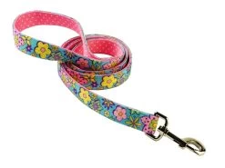Uptown Flower Power On Pink Polka Lead