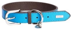 DO&G Leather Collar Light Blue