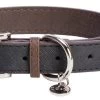 DO&G Leather Collar Black -Pet Supplies Sale main 717 1 1