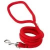 Red Braided Lead 3/4" Wide X 48" Long -Pet Supplies Sale main 733