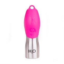 H2O4K9 25oz Stainless Steel Pink Lid