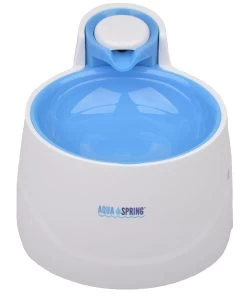 AquaSpring Illuminated Pet Water Fountain Blue